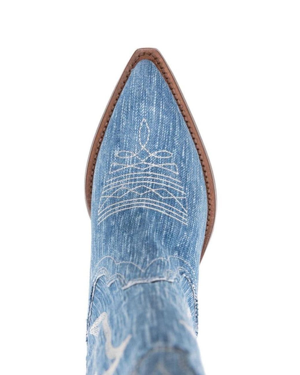 Sonora Boots Blue Light Light Denim Texan Boots