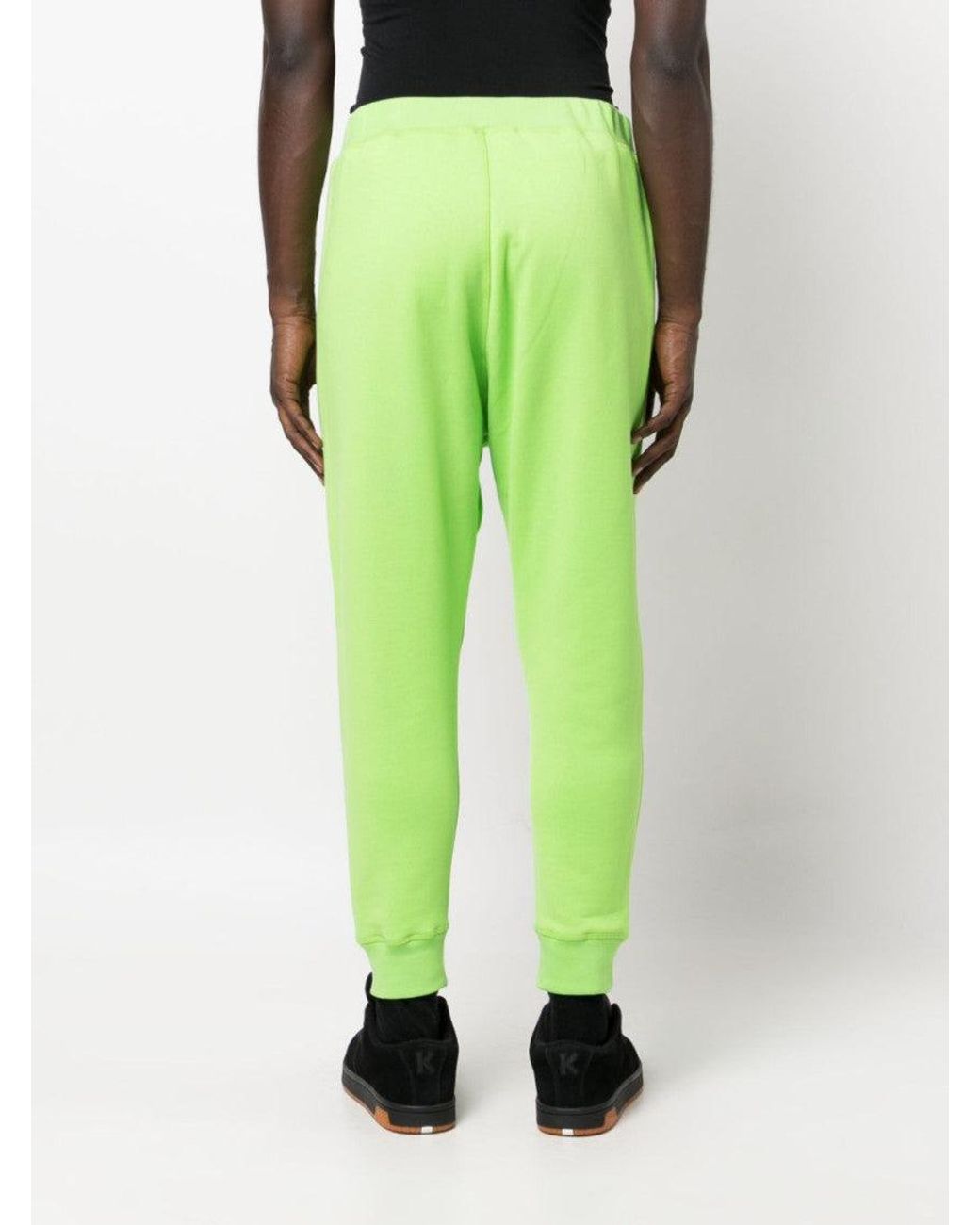 DSquared² Green Print Logo Trouser for men