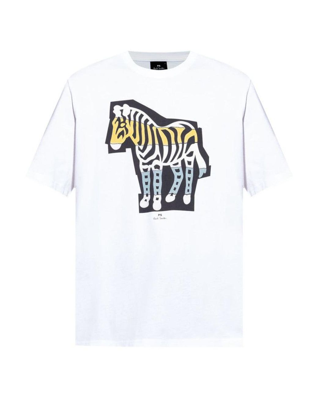 Paul Smith White Crew Neck T-Shirt for men