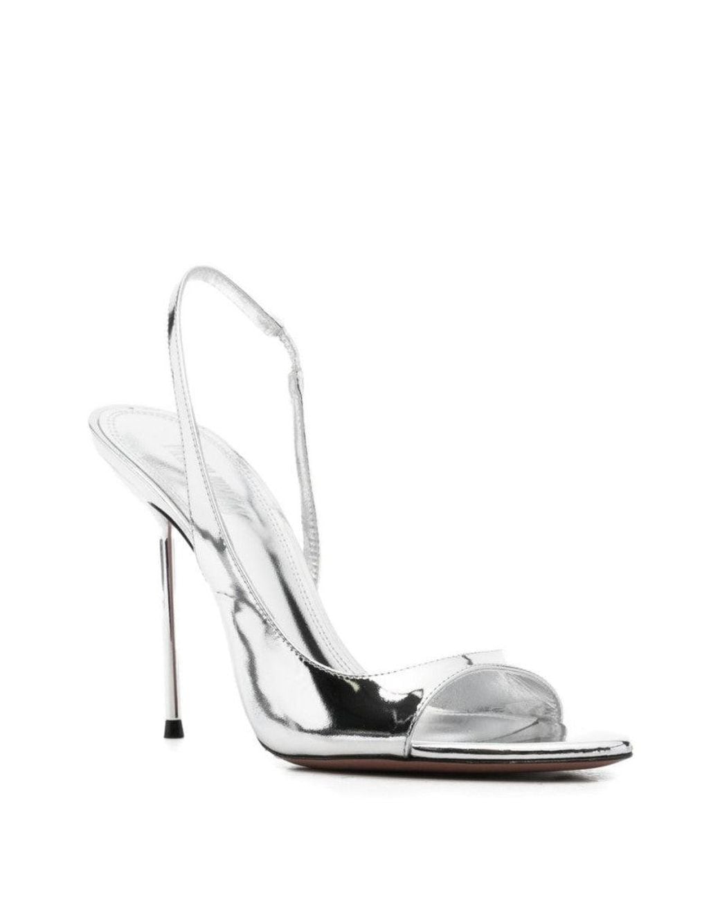 Paris Texas White Lidia Slingback Sandals