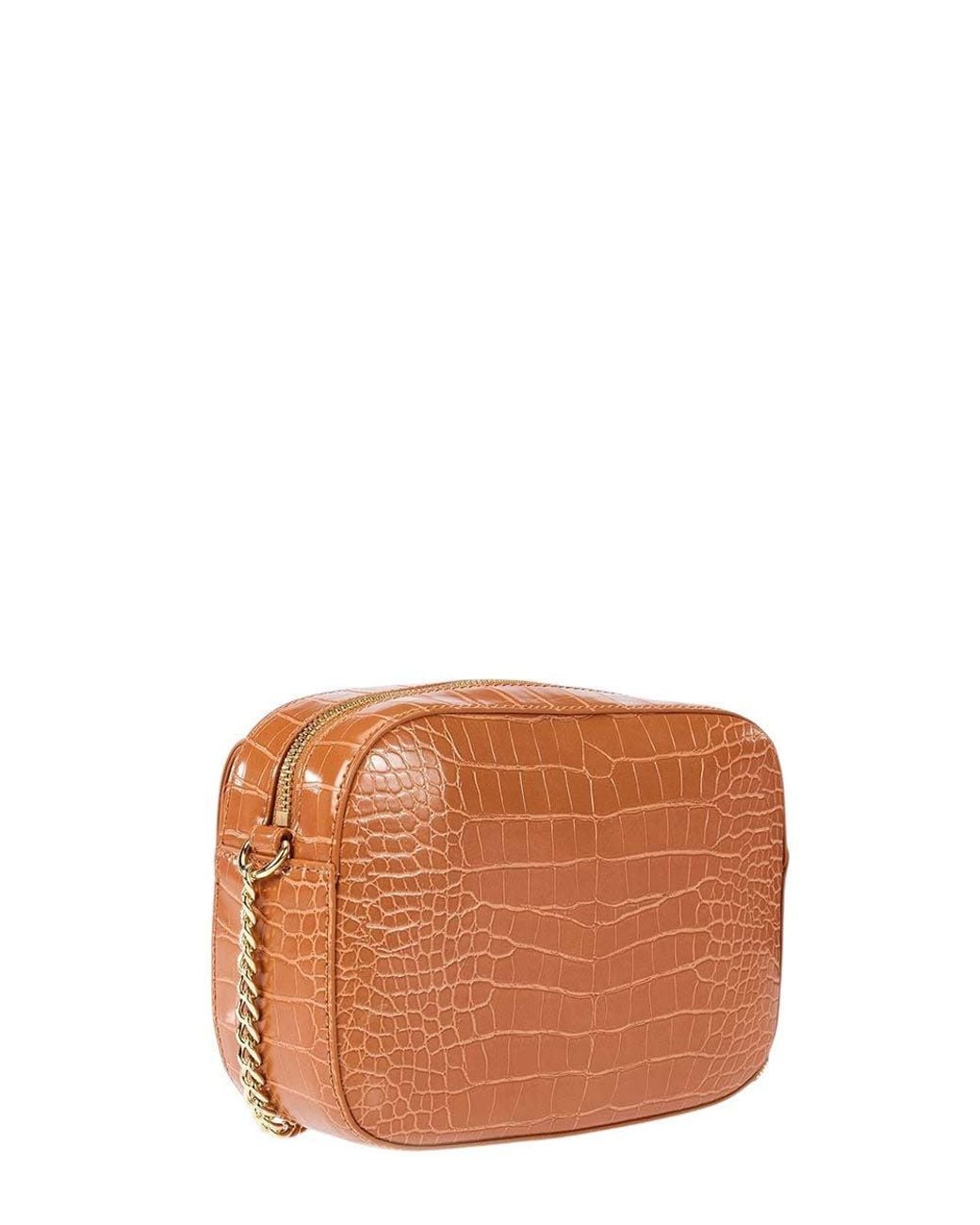 Love Moschino Brown Logo Small Crossbody Bag