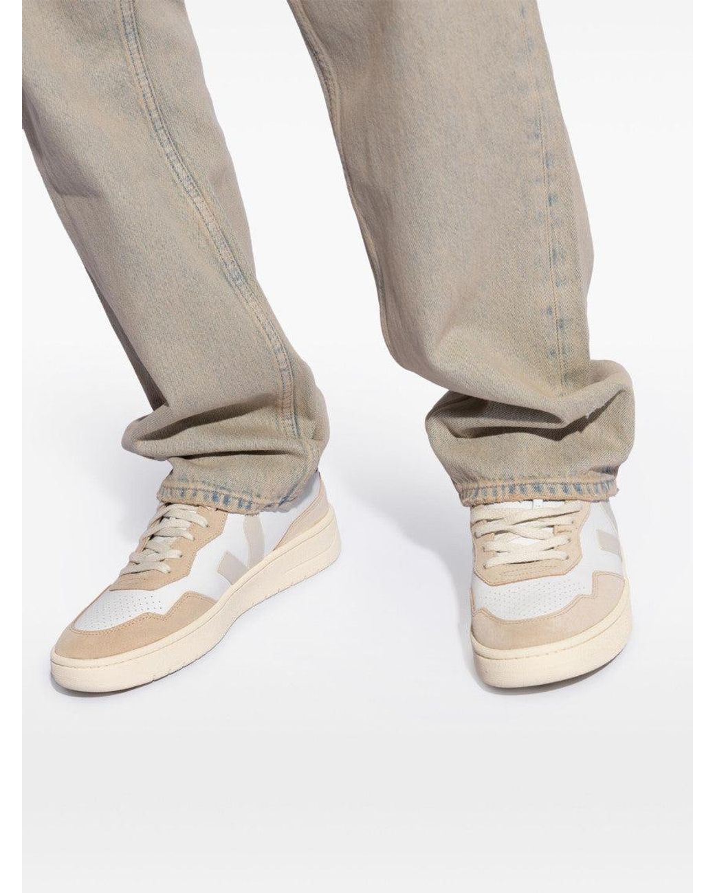 Veja White Logo Sneakers for men