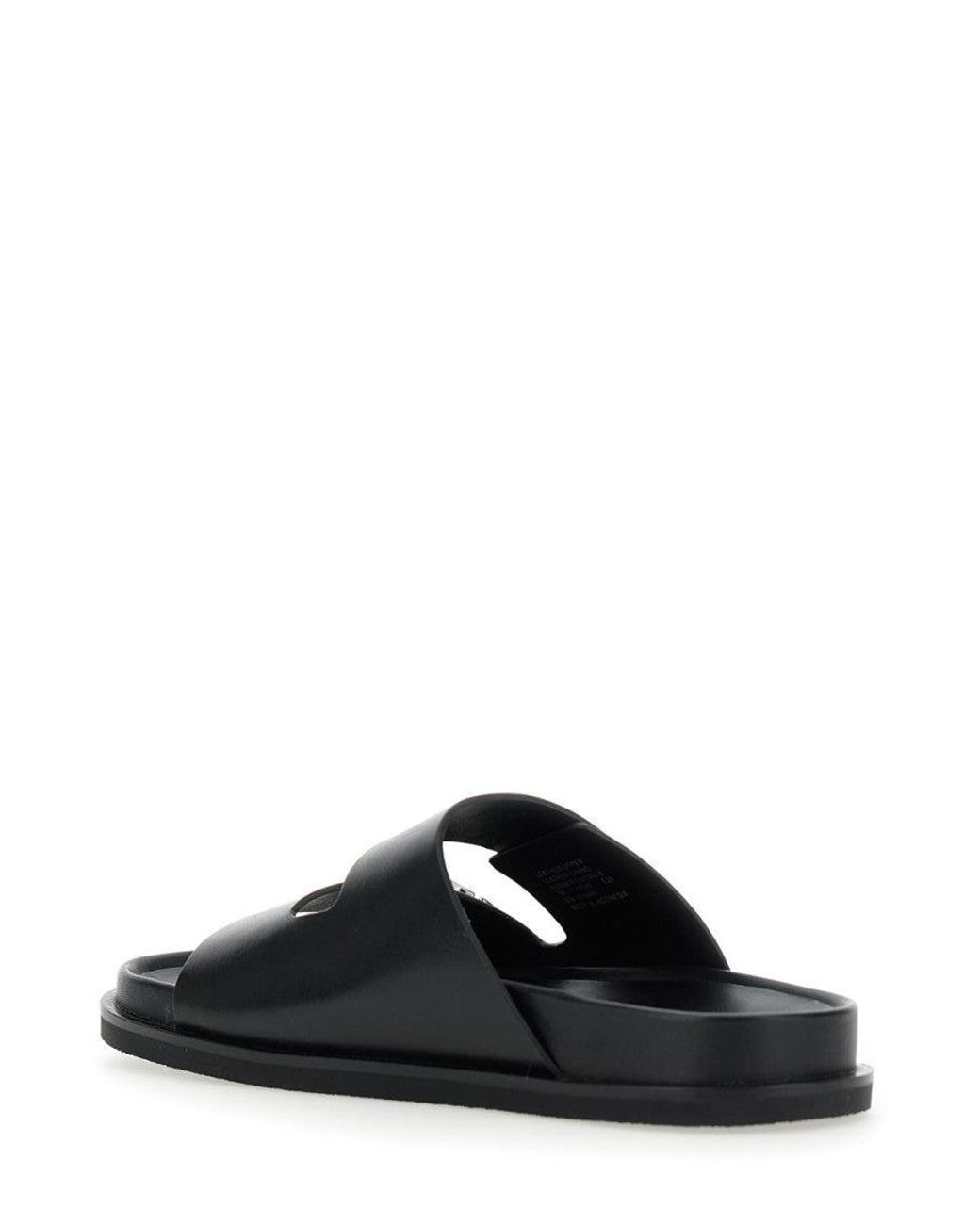 Tory Burch Black Logo Sandals