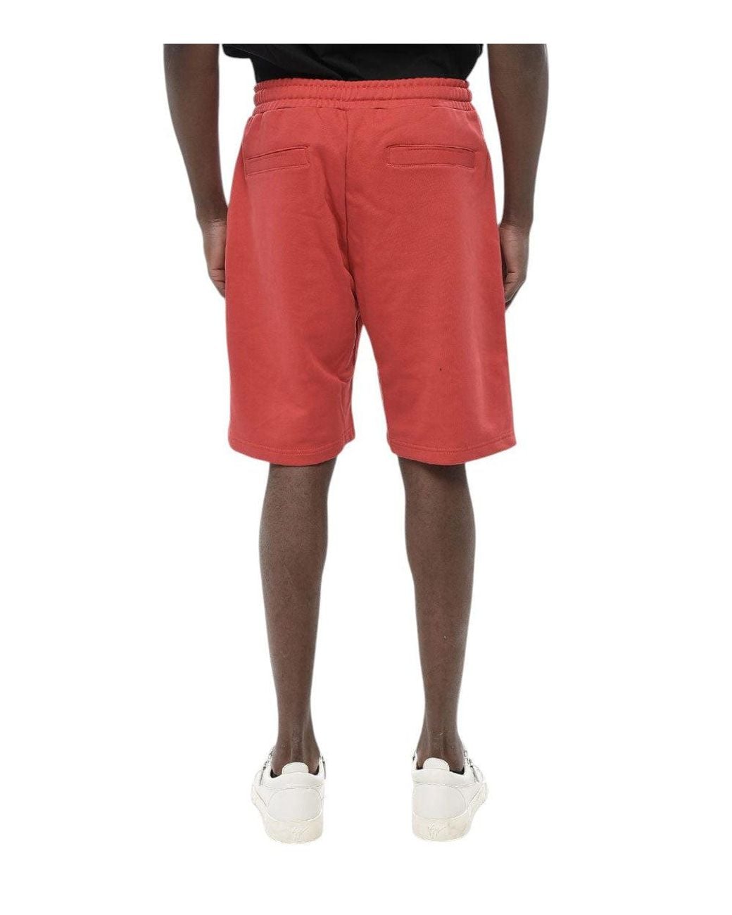 DIESEL Red Drawstring Shorts for men