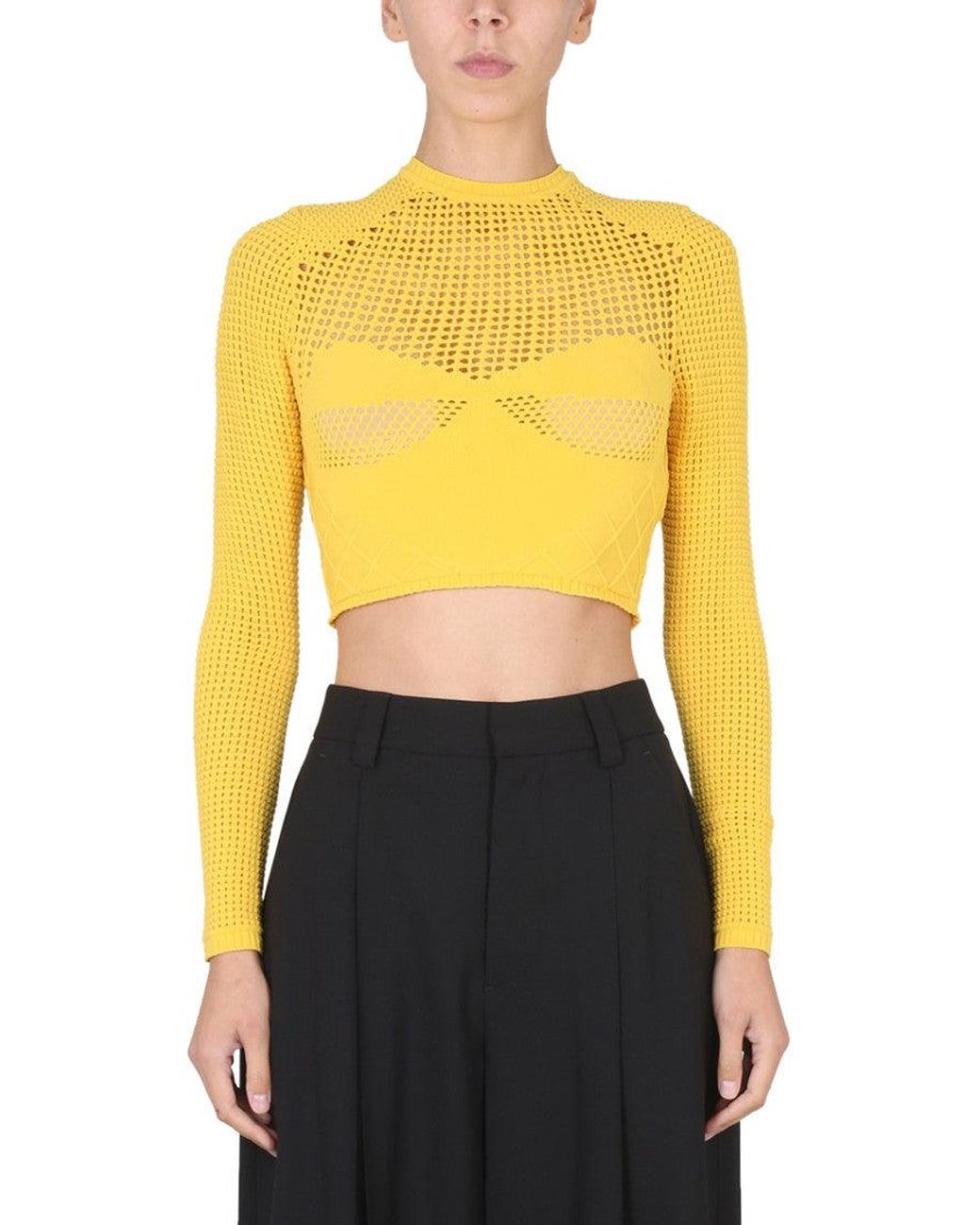 Ambush Yellow Crop Jersey