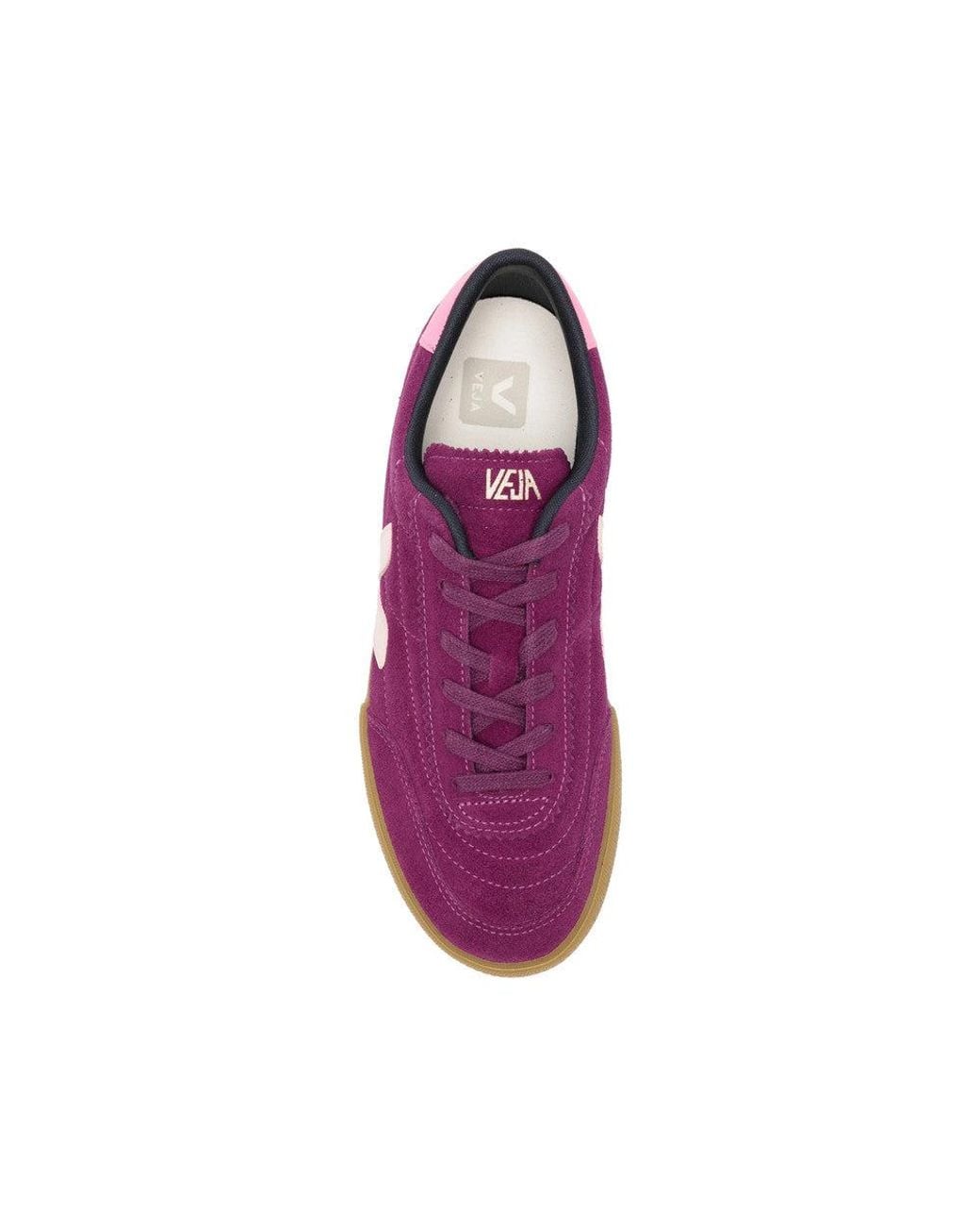 Veja Purple Logo Volley Sneakers