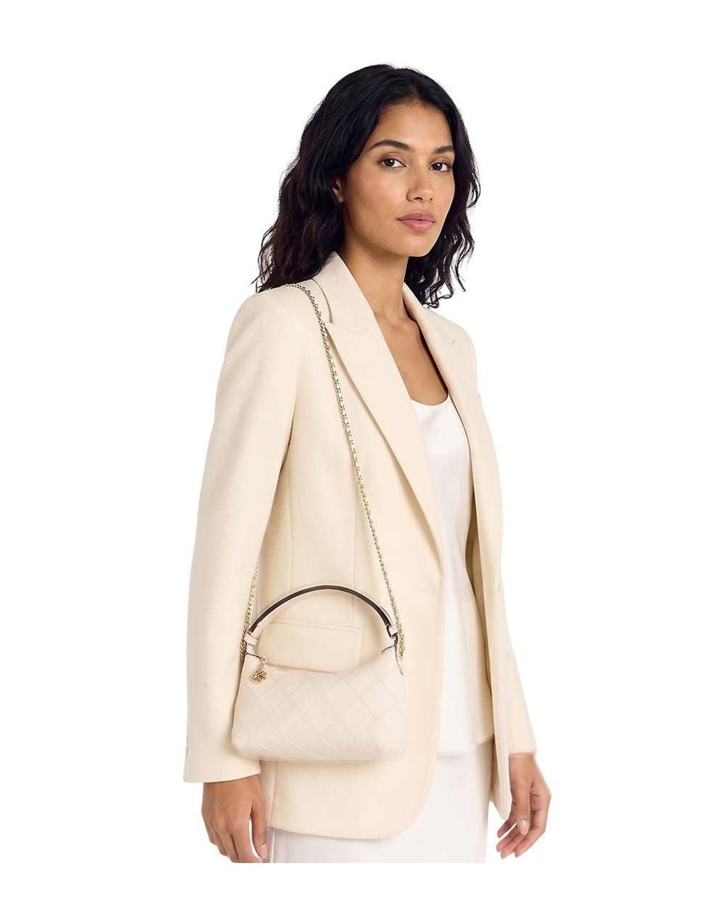Tory Burch Metallic Off Fleming Mini Shoulder Bag