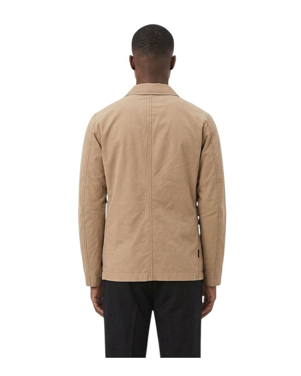 Woolrich Natural Notched Lapel Blazer for men