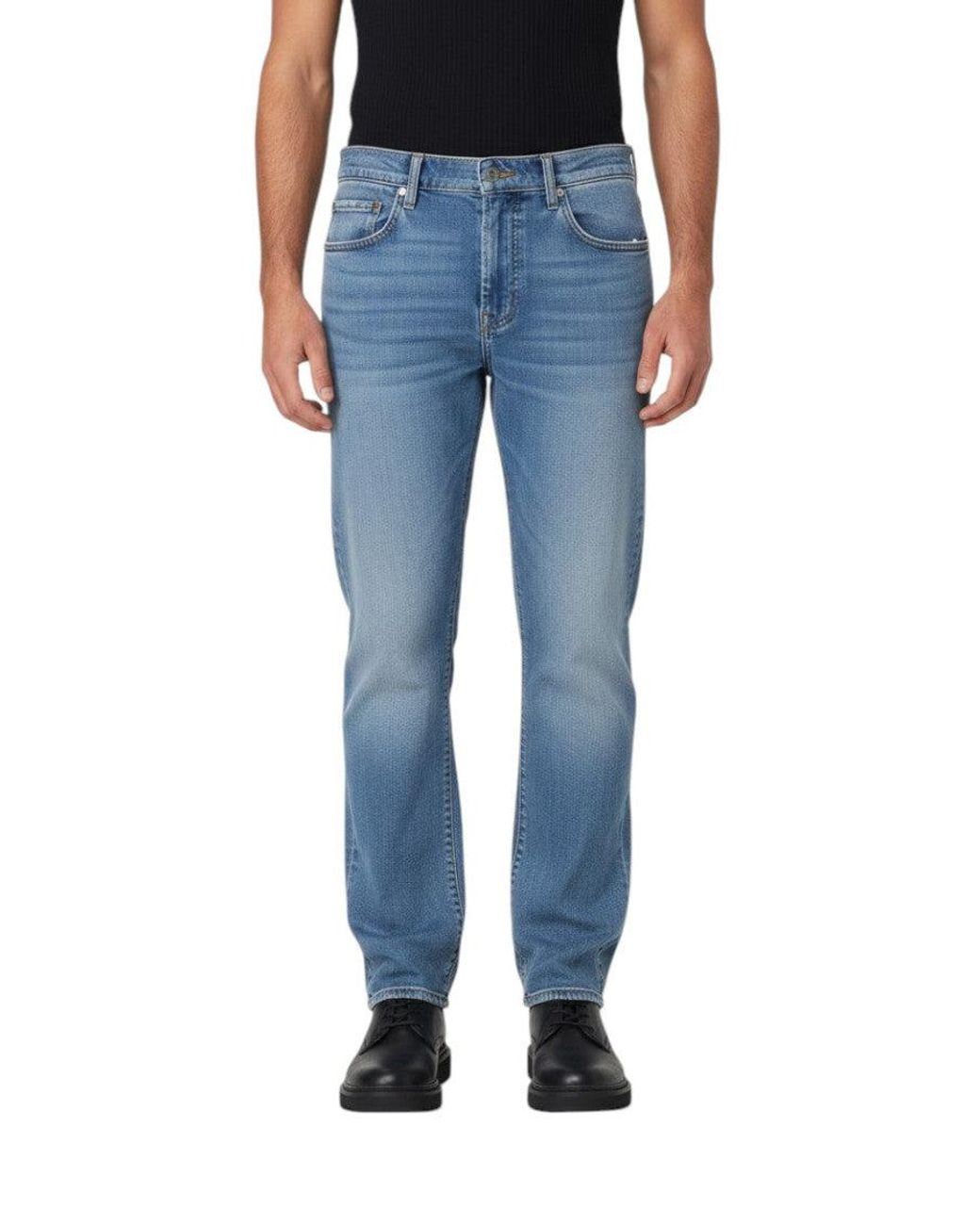 Emporio Armani Blue Regular Mid Rise Jeans for men