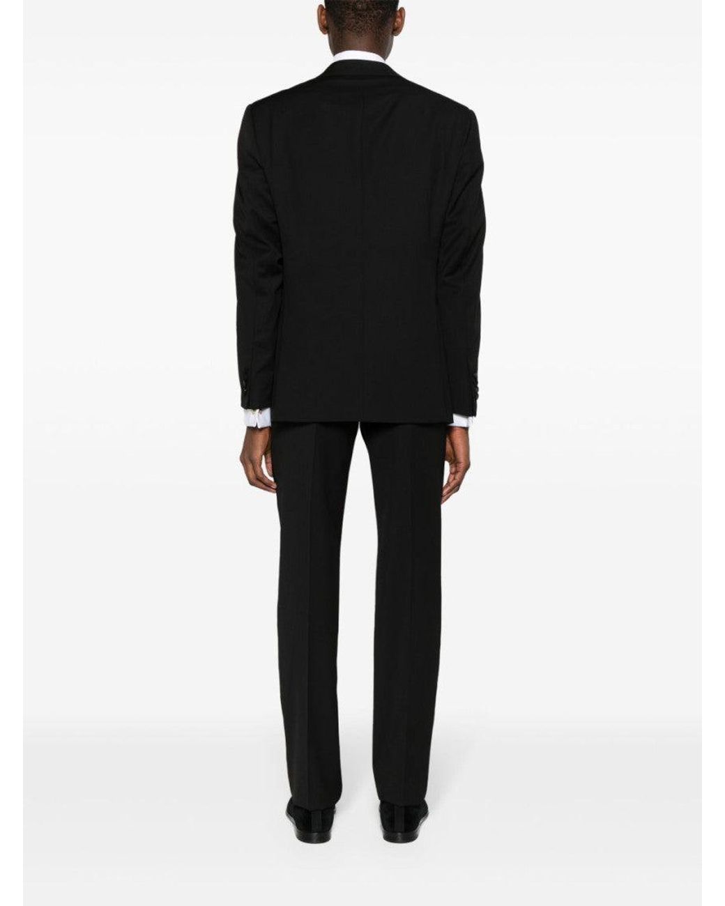 Giorgio Armani Black Wool Suit for men