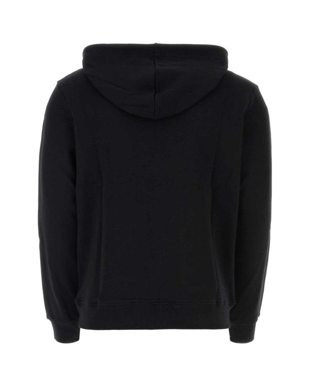 A.P.C. Black Cotton Sweatshirt for men