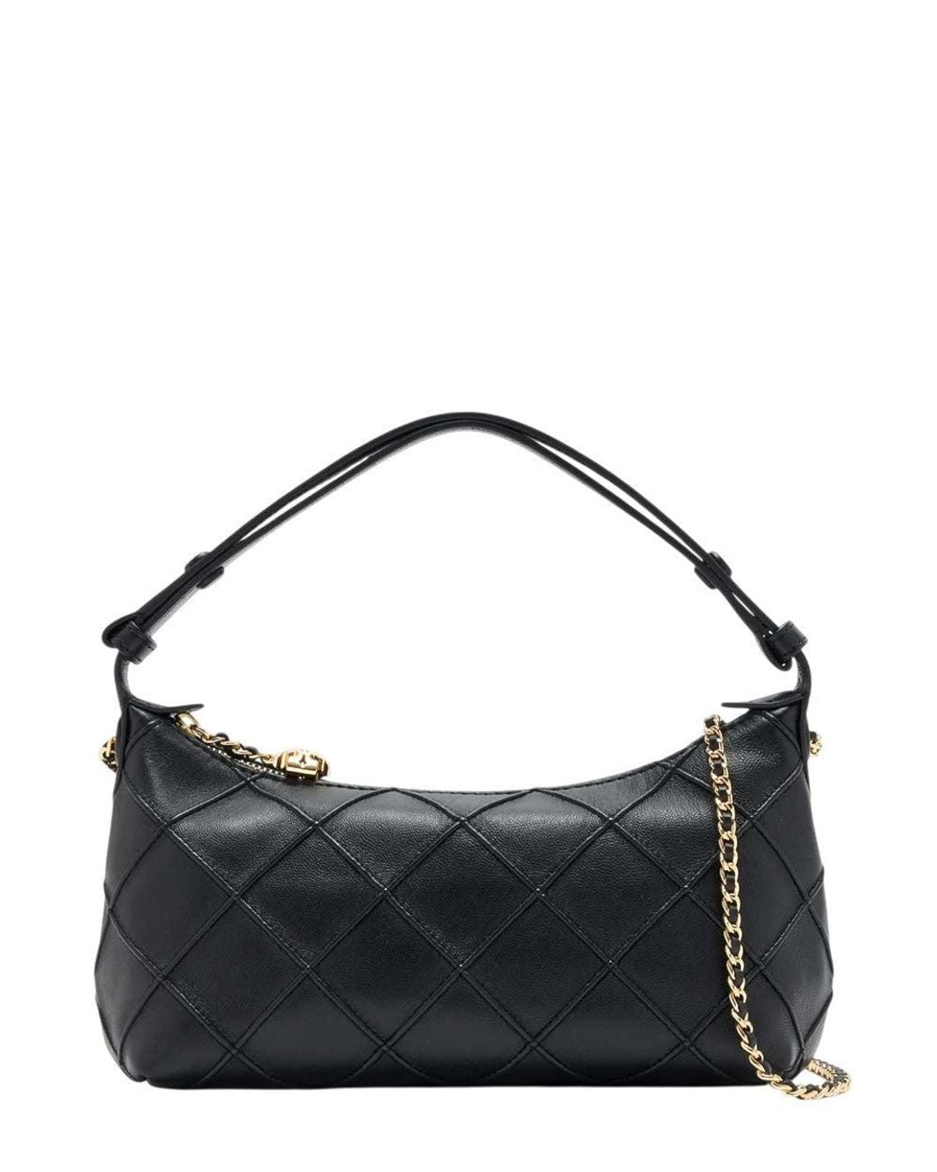 Tory Burch Black Fleming Mini Shoulder Bag