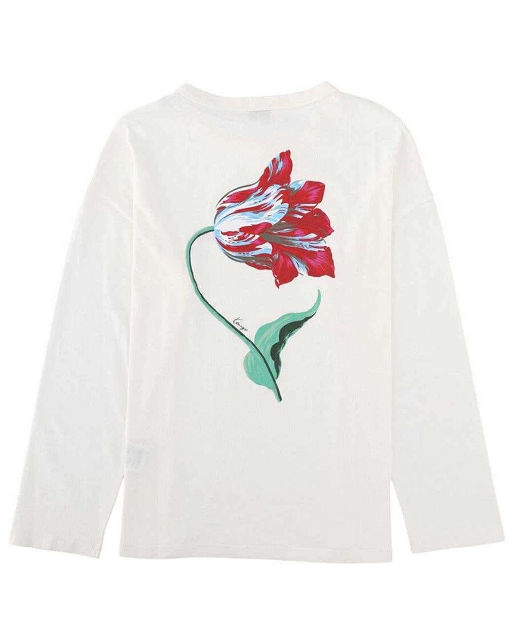 KENZO White Graphic Crew Neck T-Shirt