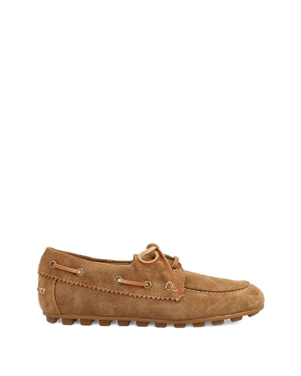 Hogan Brown Suede Loafers