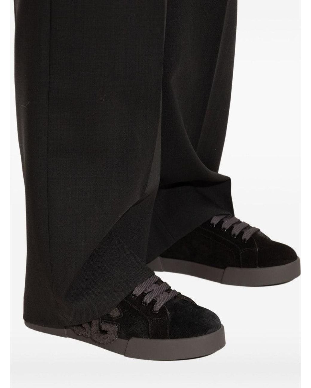 Dolce & Gabbana Black Logo Sneakers