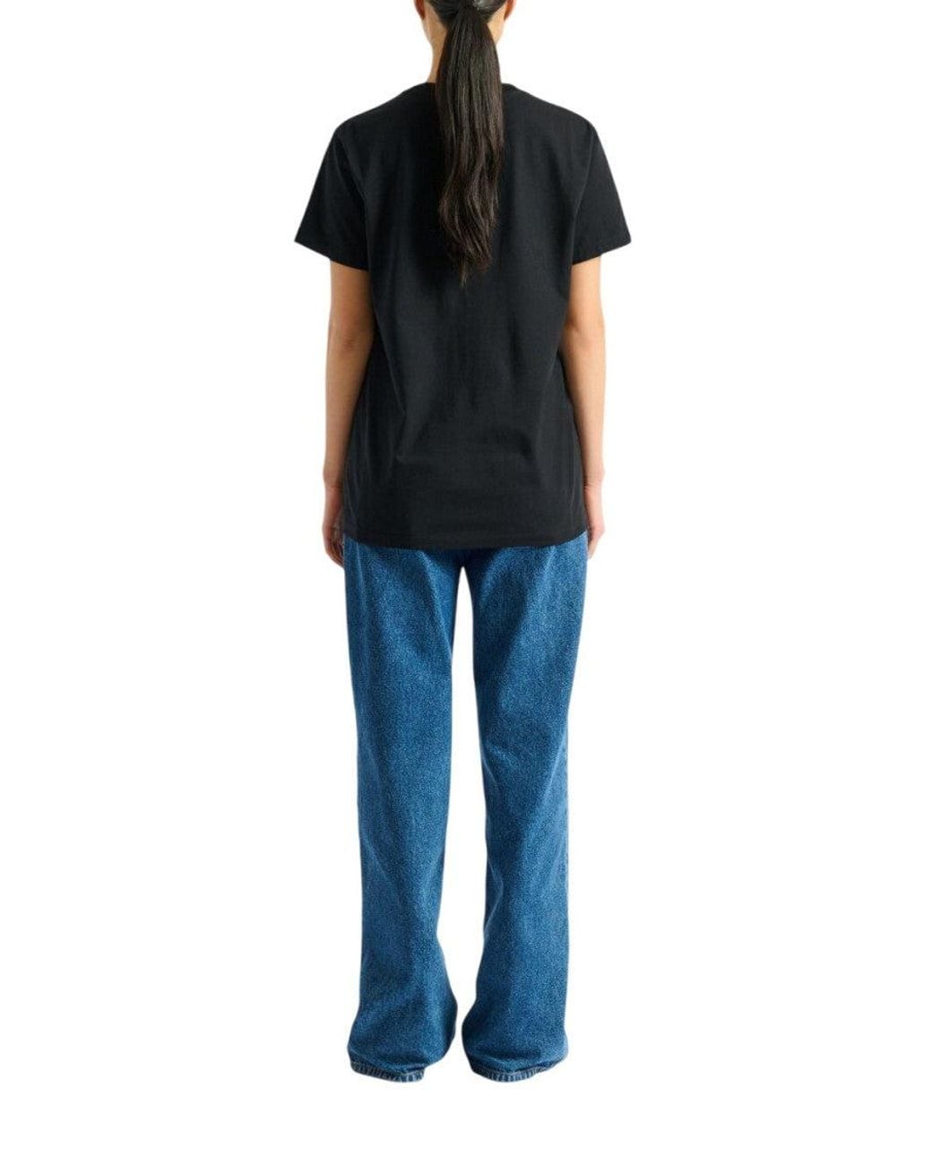 Balmain Black Logo Crew Neck T-Shirt