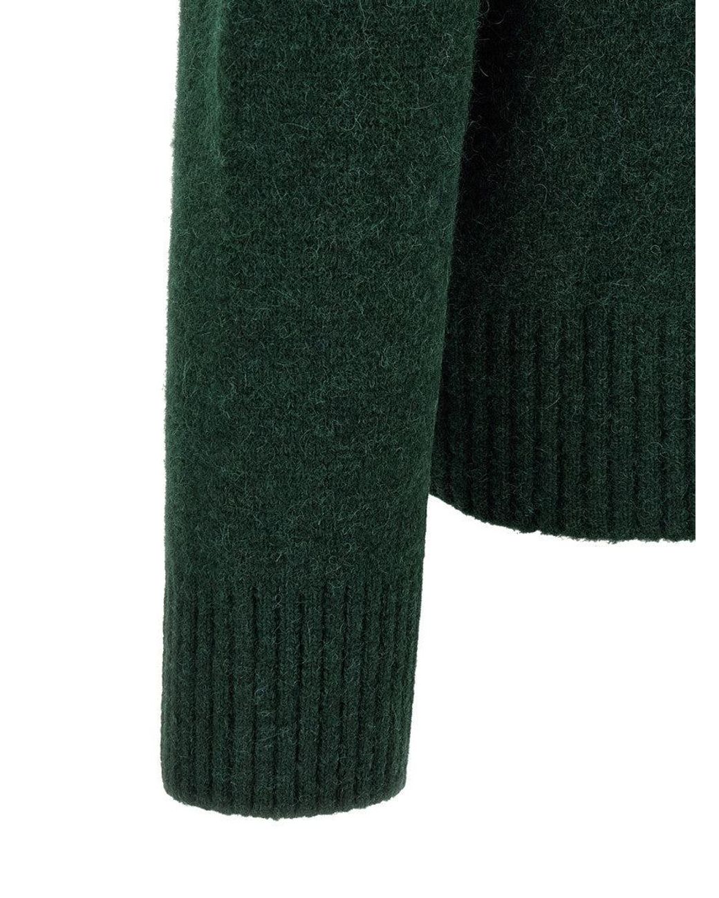 AMI Green 'Ami De Coeur' Sweater for men