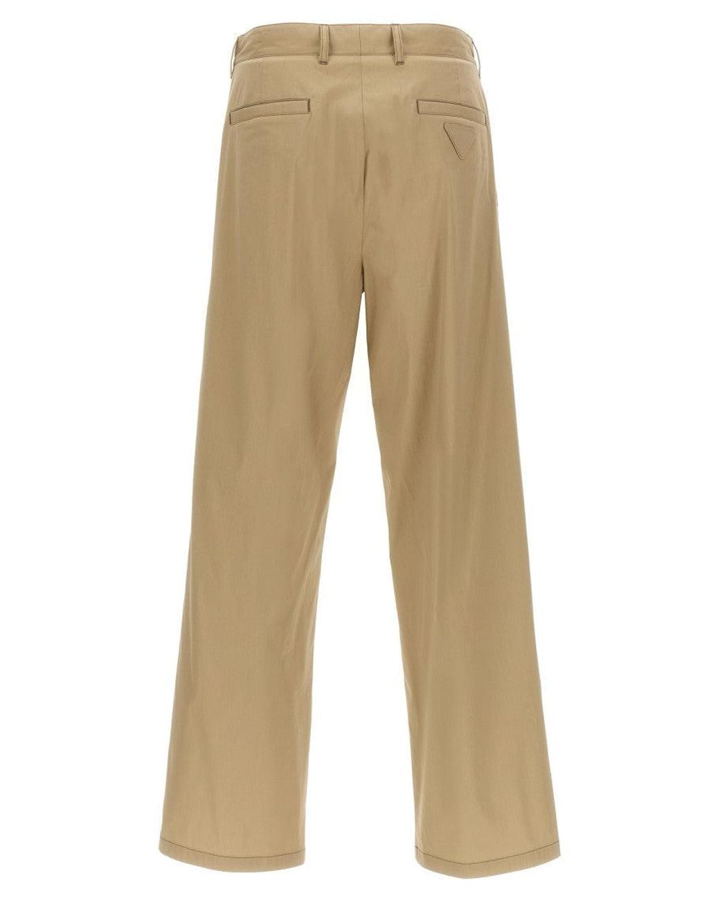 Prada Natural Poplin Pants for men