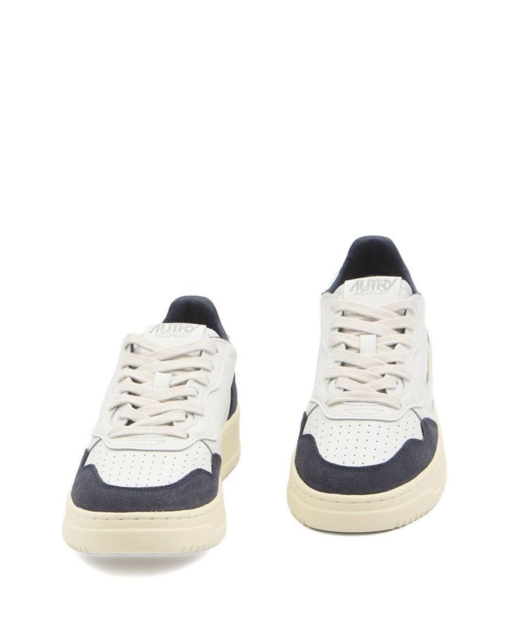 Autry White Medalist Low for men