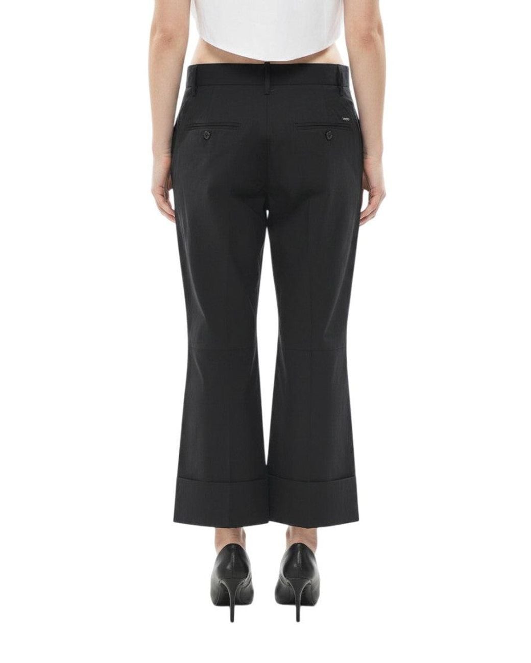 DSquared² Black Straight Fit Pants