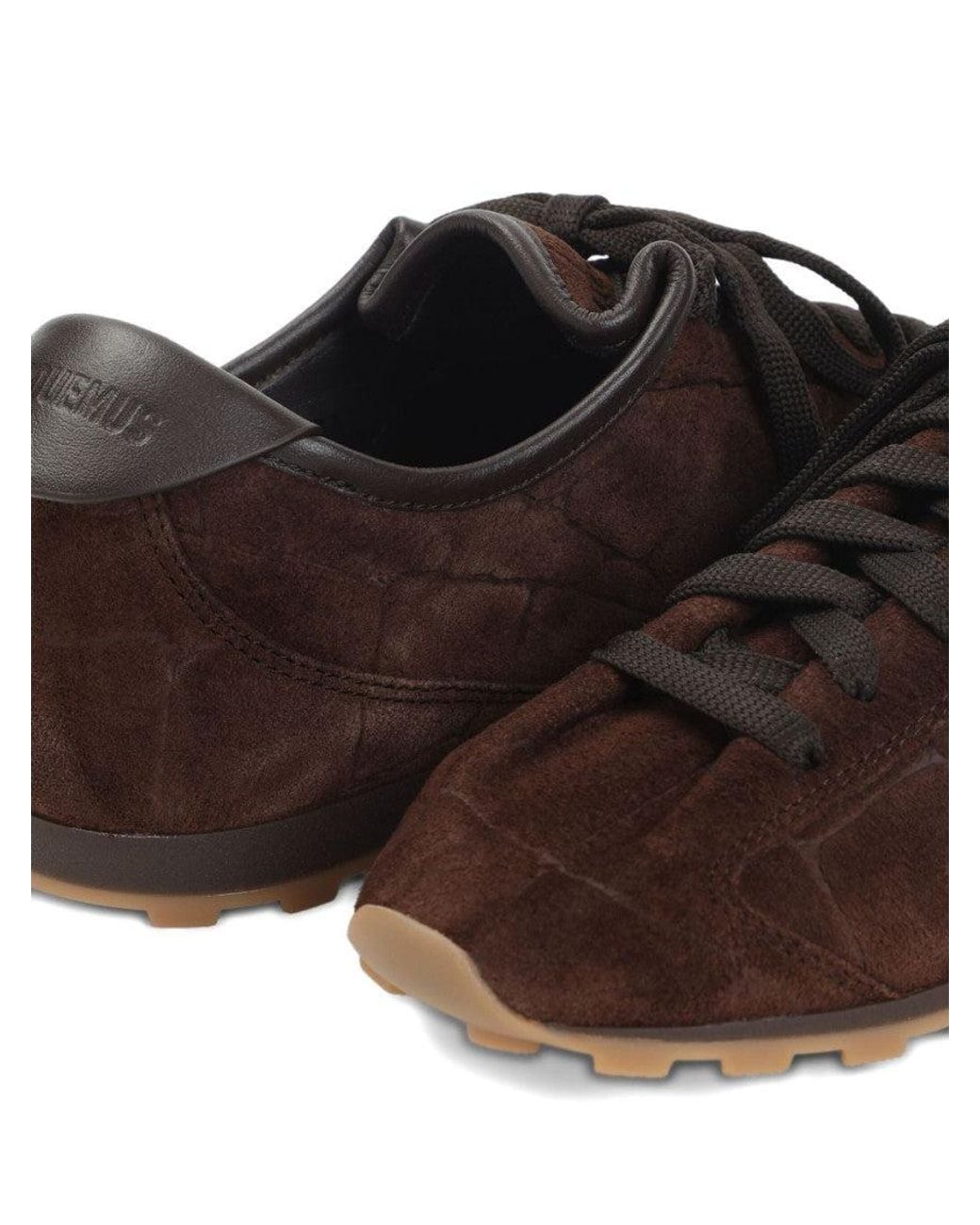 Jacquemus Brown Lace Up Sneakers