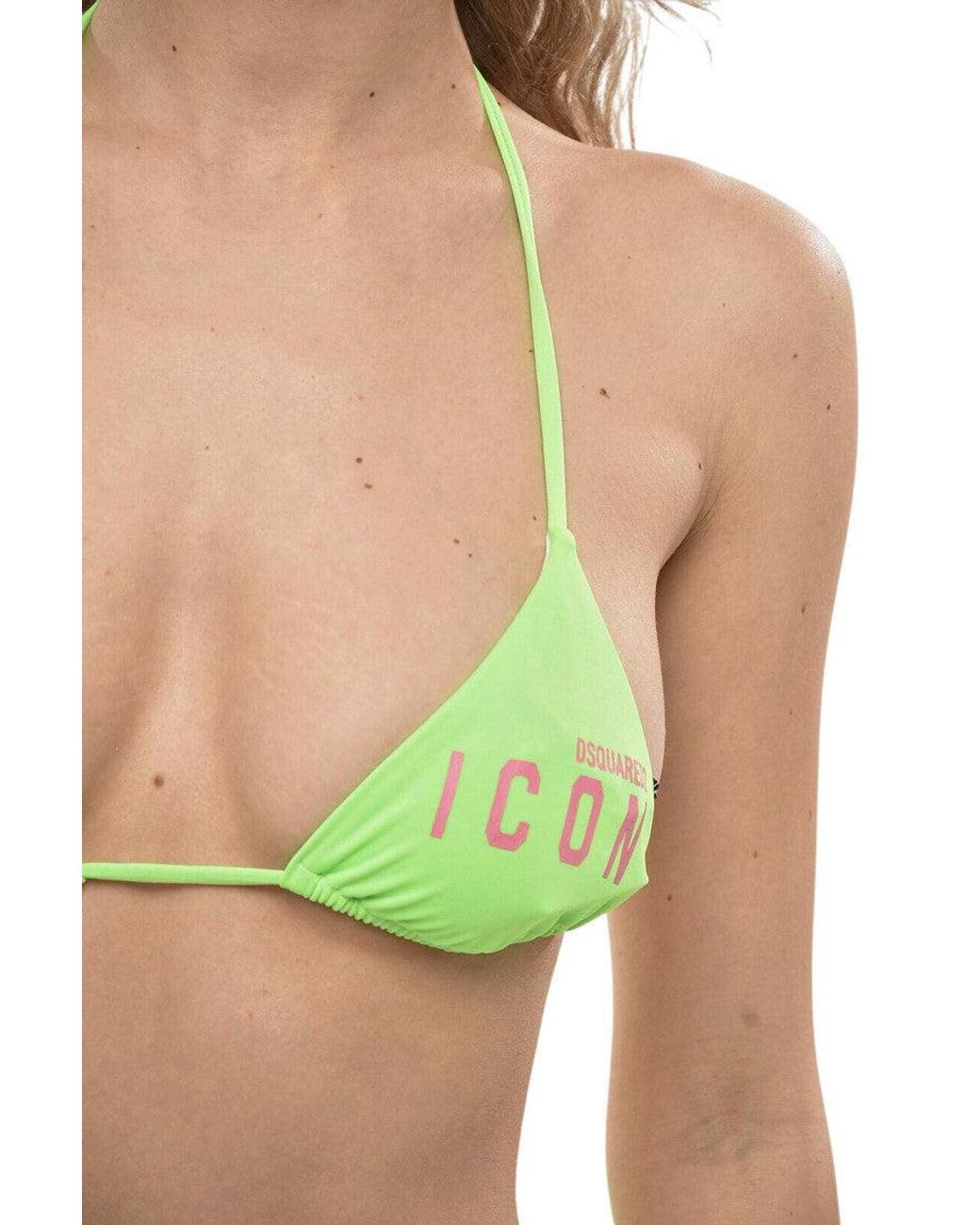 DSquared² Green Logo Swimwear