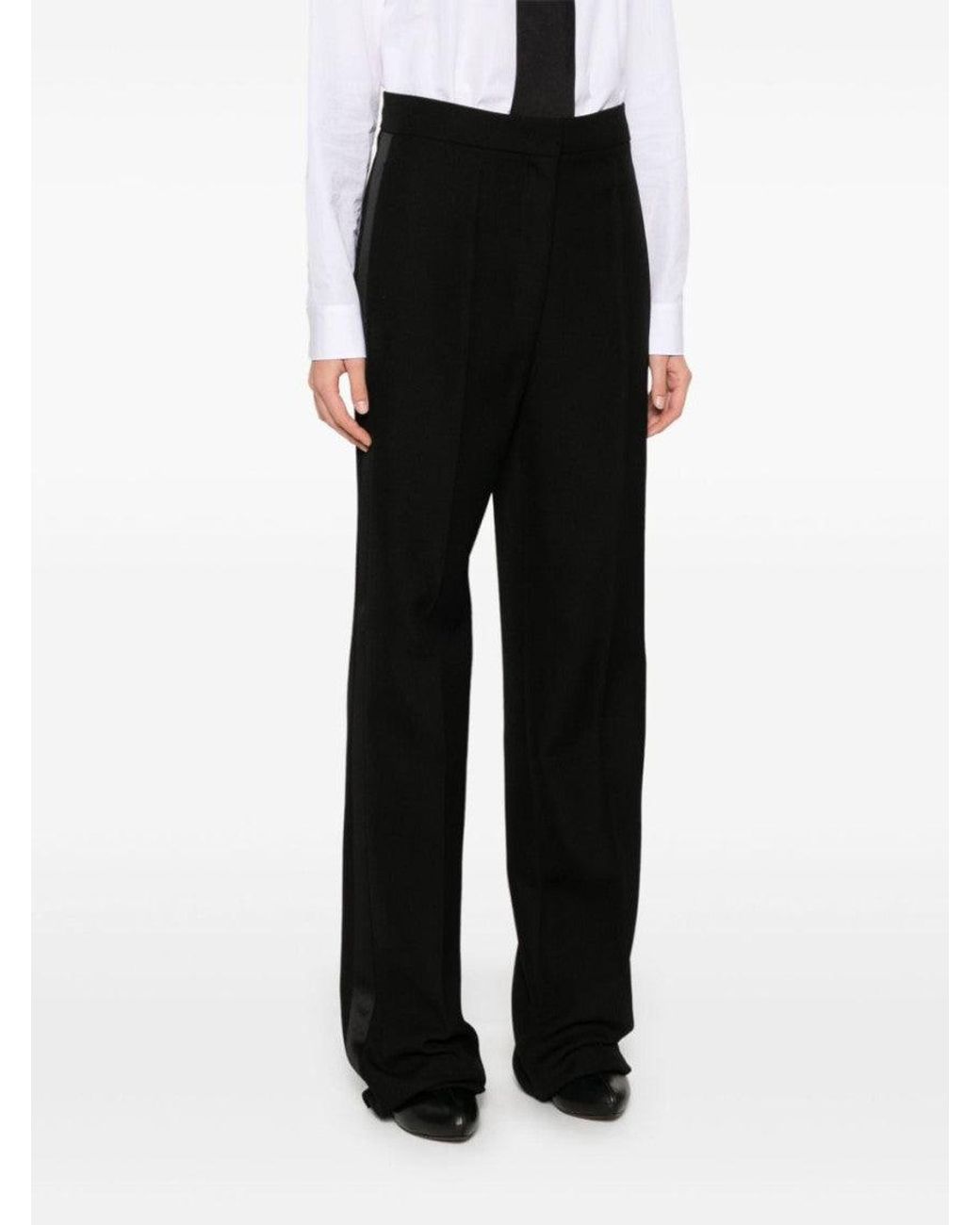 Max Mara Black Wool Trousers