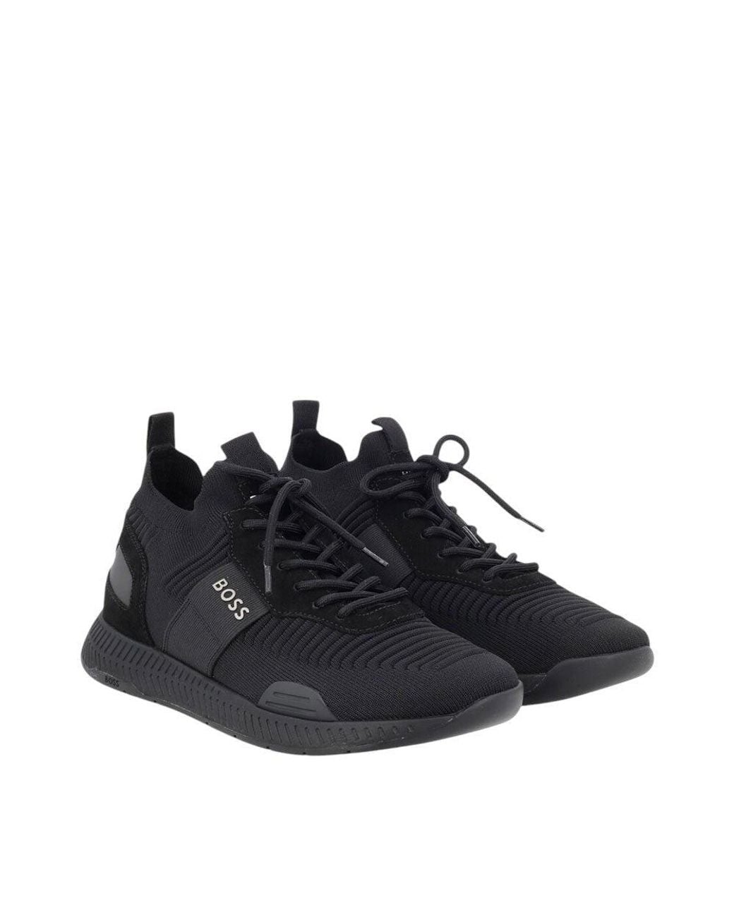 Boss Black Logo Signature Sneakers for men