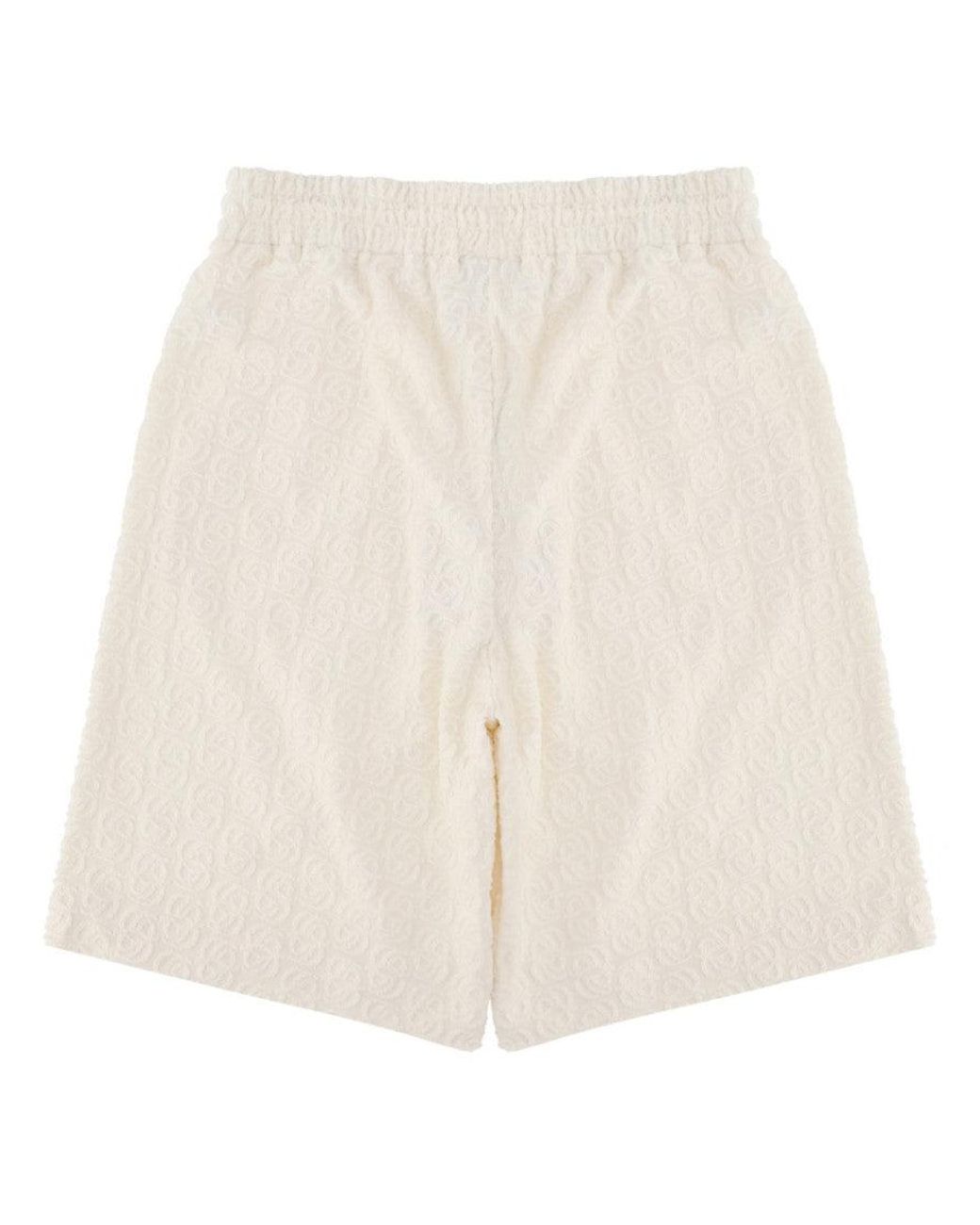 Drole de Monsieur Natural Textured Shorts for men