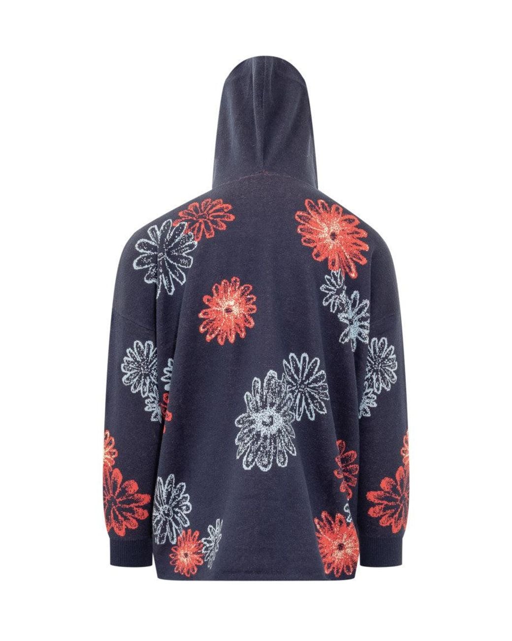 Bluemarble Blue Hood Sweatshirt for men