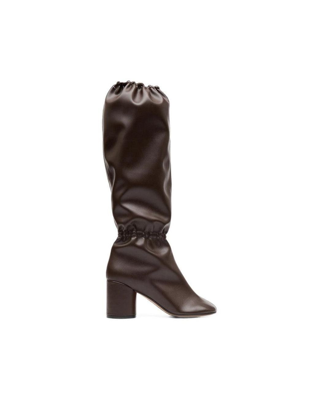 MM6 by Maison Margiela Brown Leather Boots