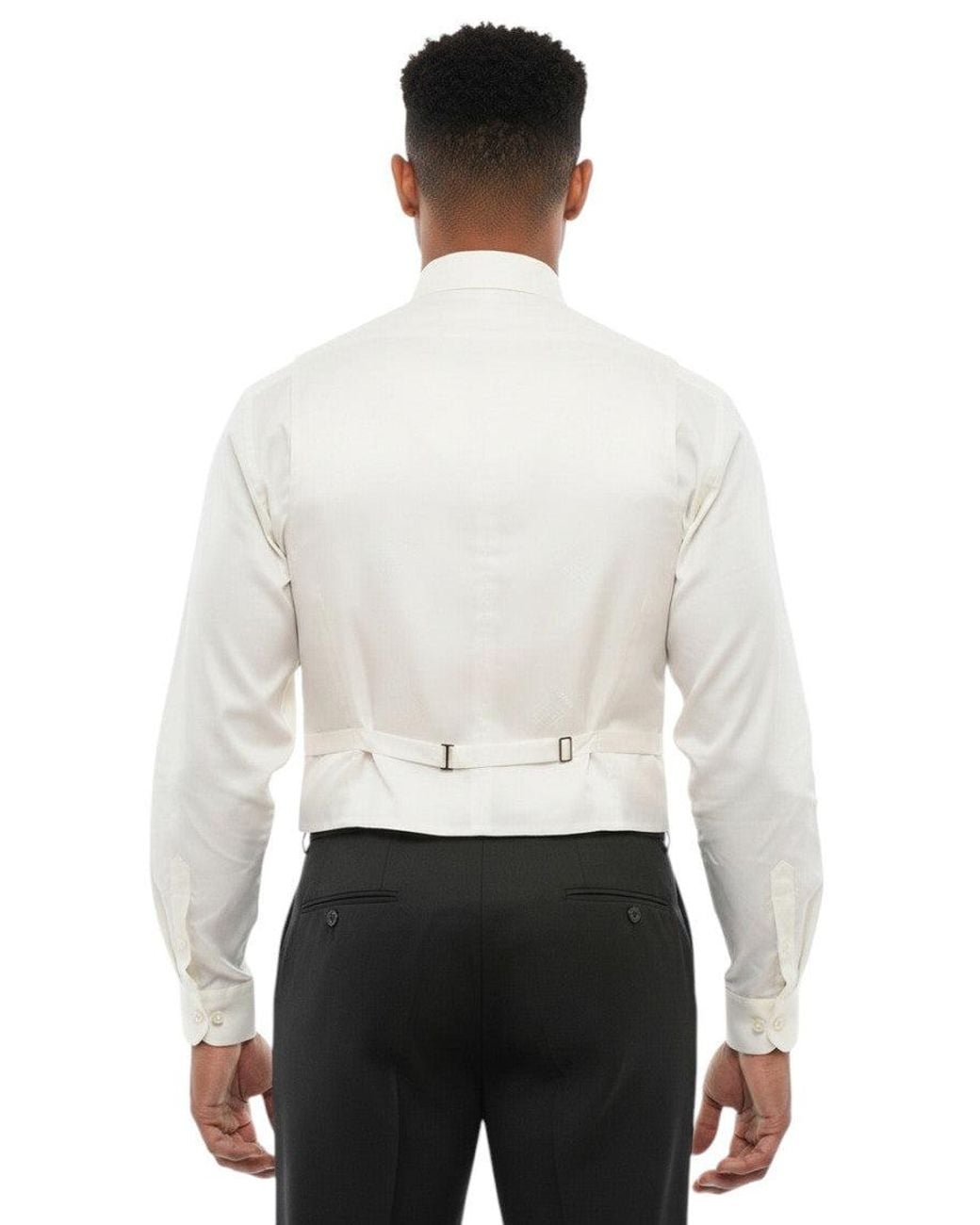 Corneliani White Honeycomb Waistcoat for men