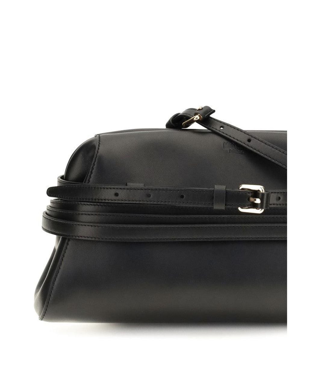 Moschino Black Tie Me Small Clutch