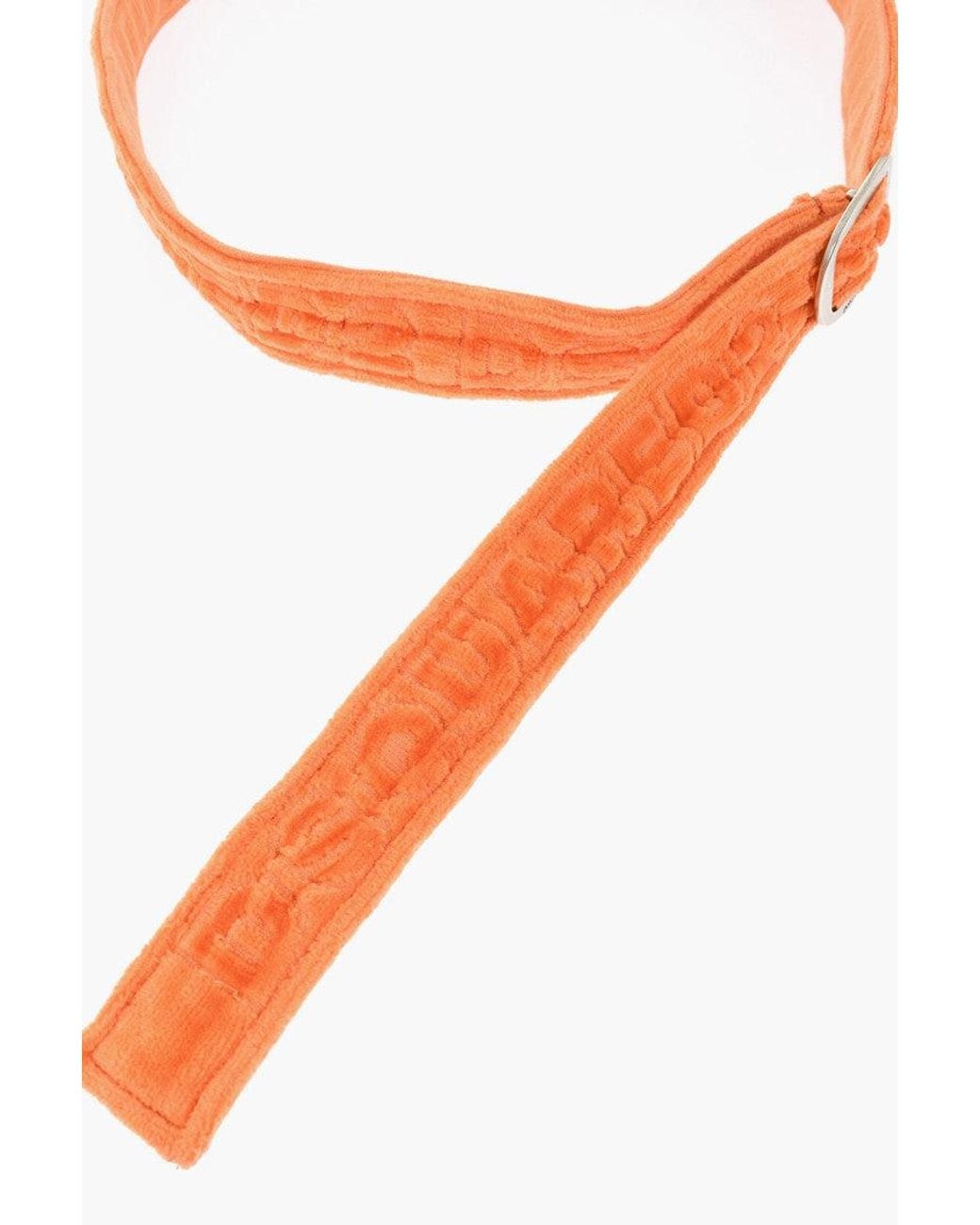 DSquared² Orange Twin Beach Solid Adjustable Belt