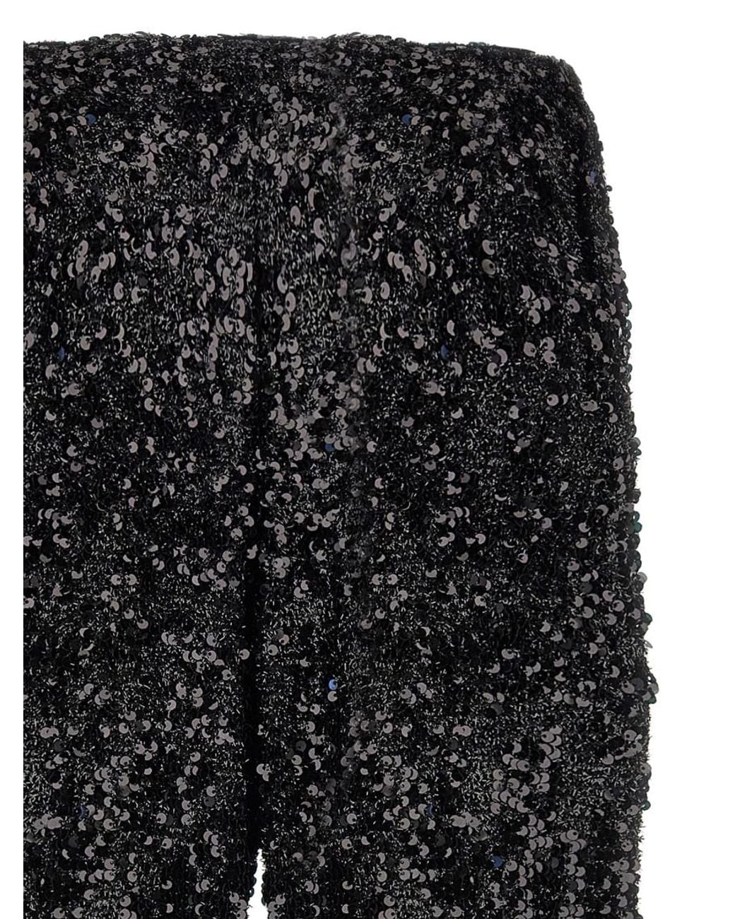 Le twins Black Flared Leg Pant