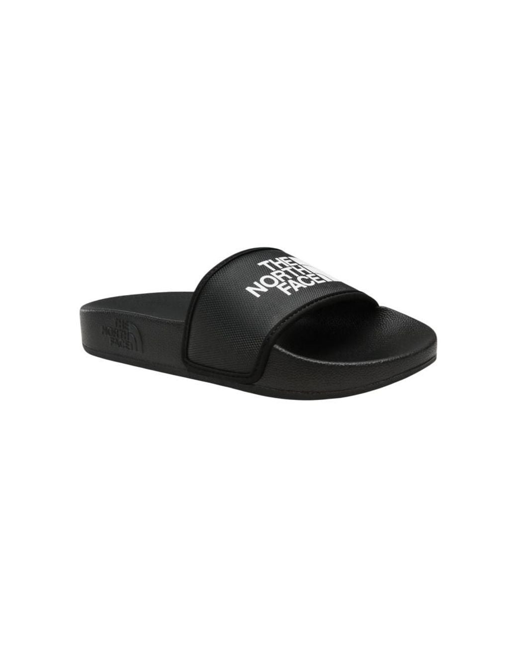 The North Face Black Logo Slides