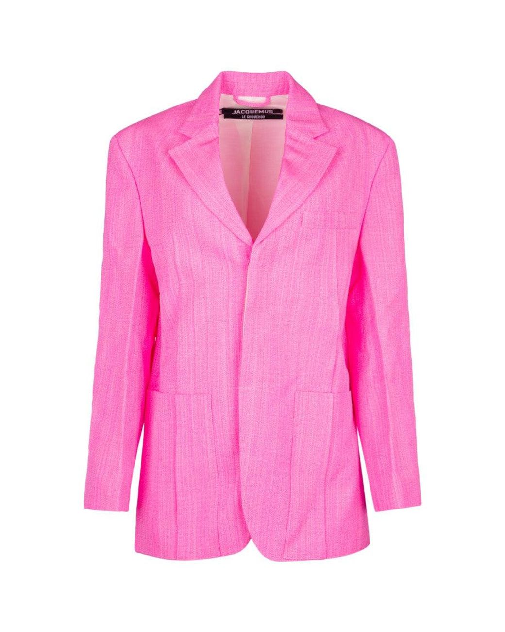 Jacquemus Pink Fuchsia Single Breasted Blazer