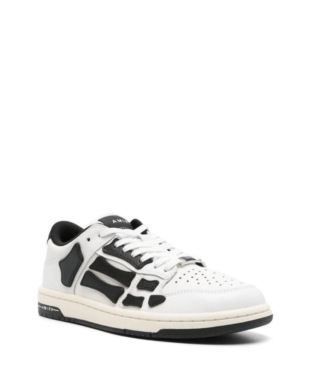 Amiri Blackwhite Leather Sneakers