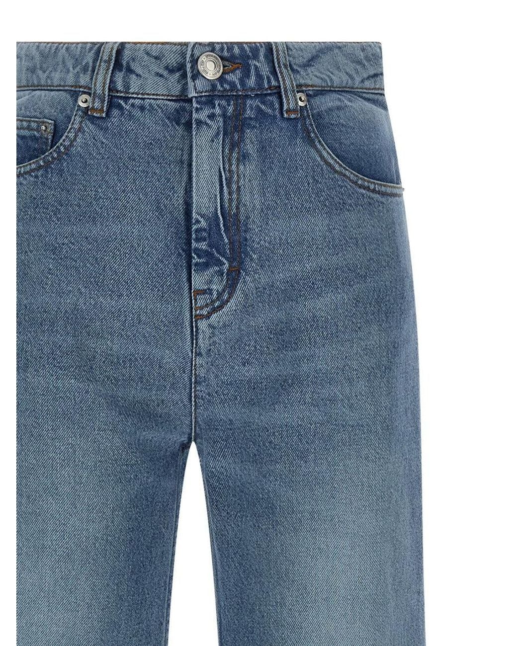 AMI Blue Flared Leg Jeans