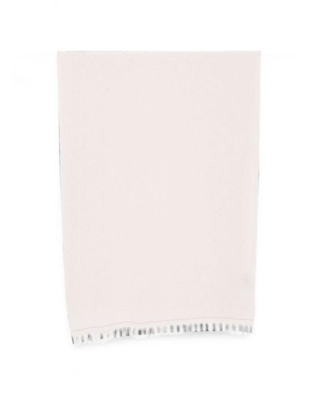 Fabiana Filippi White None Solid Scarf