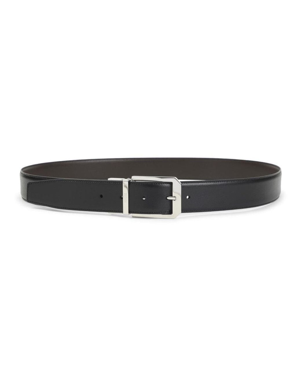 Zegna Black Belts for men