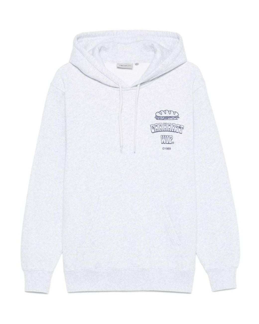 Carhartt White Light Logo Hoodie for men