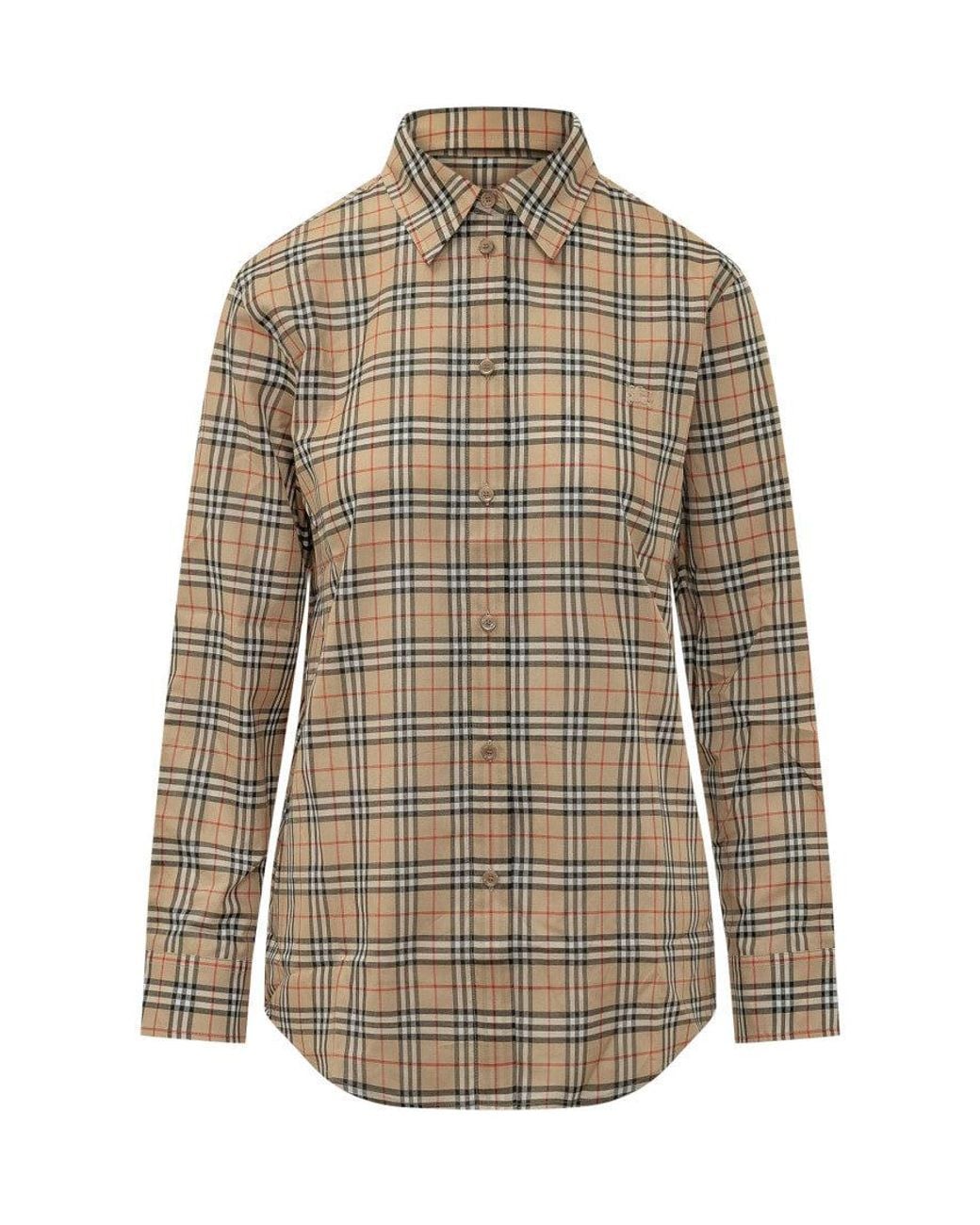 Burberry Natural Emma Check Mini Shirt