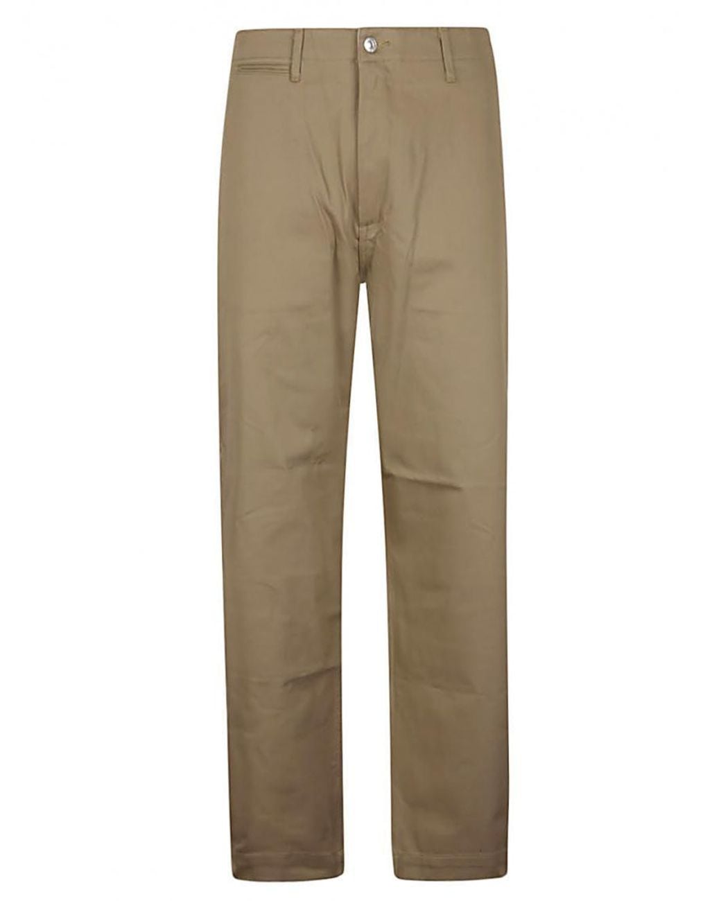 Edwin Natural Cotton Wide-Leg Trousers for men