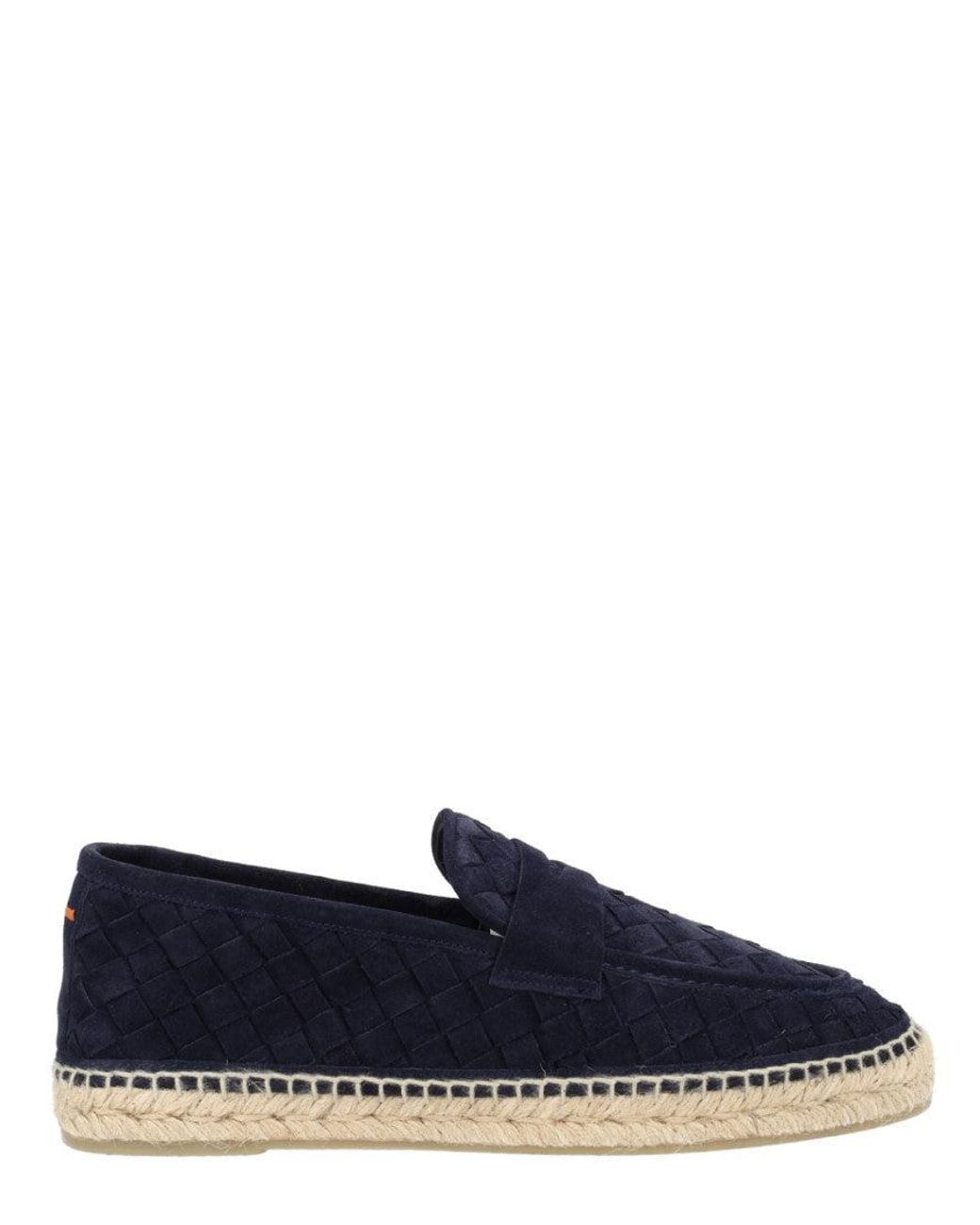 Castaner Blue Woven Espadrille Loafers for men
