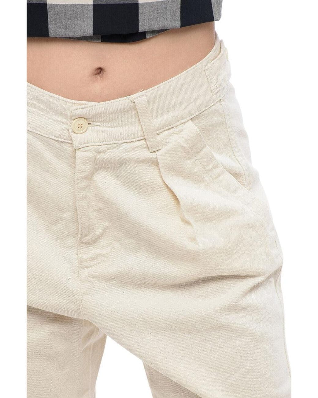 Woolrich Natural Tapered High Rise Jeans