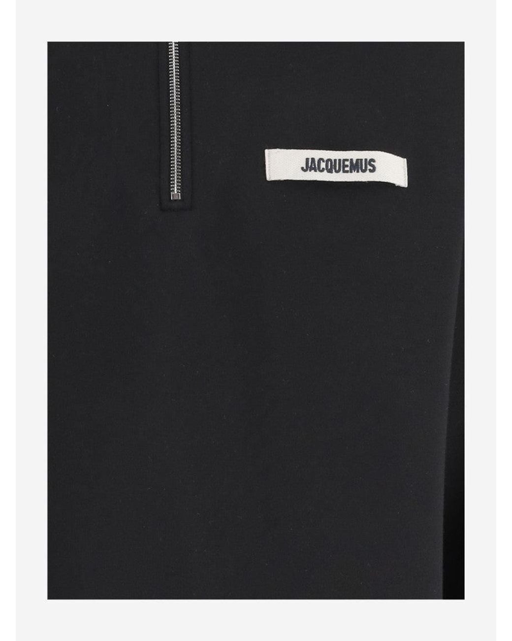 Jacquemus Black Logo Sweatshirt for men