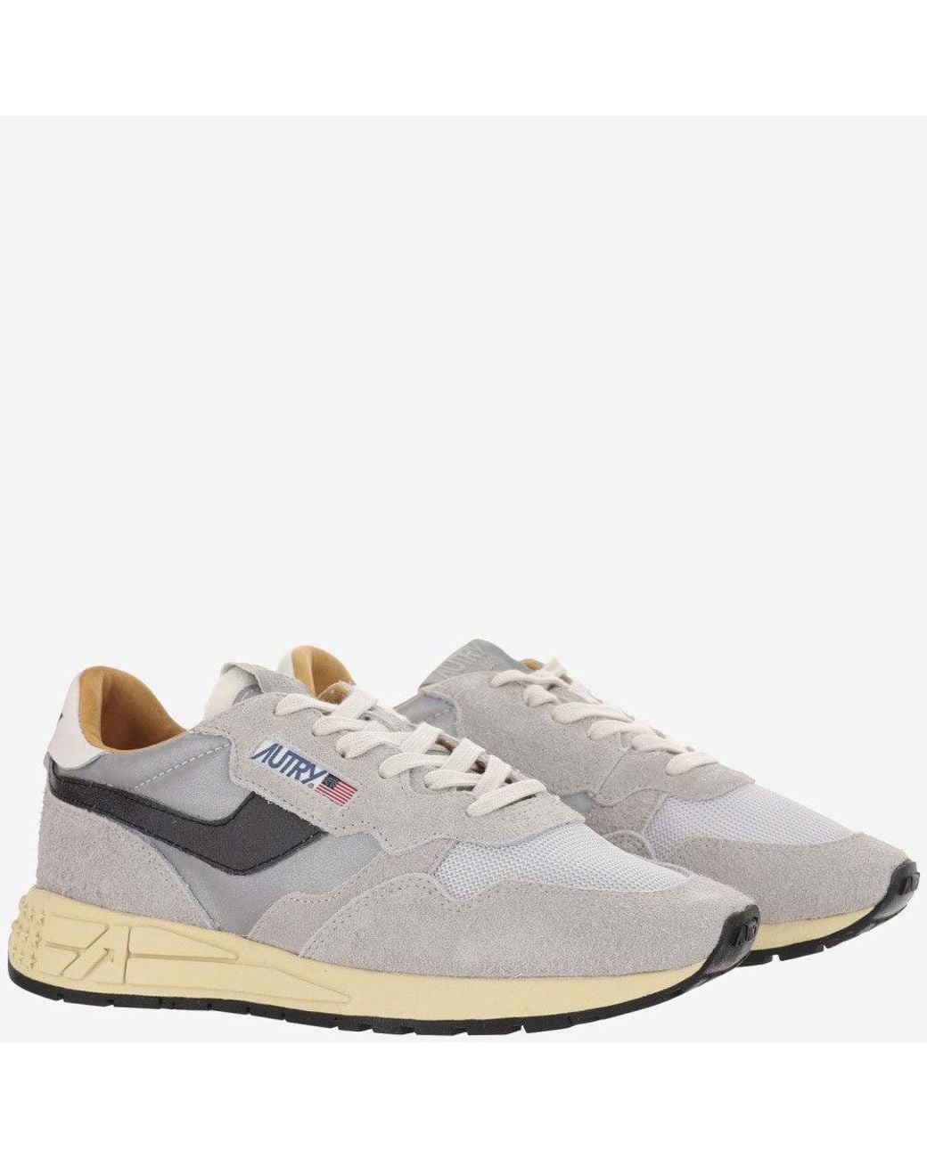 Autry Gray Logo Sneakers for men