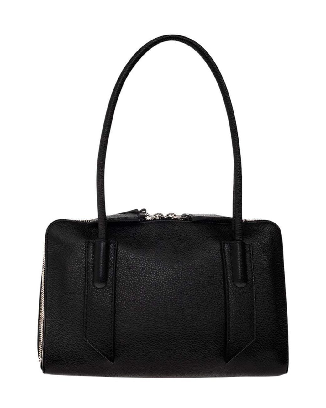 The Attico Black L'Altra Di Milano Large Shoulder Bag