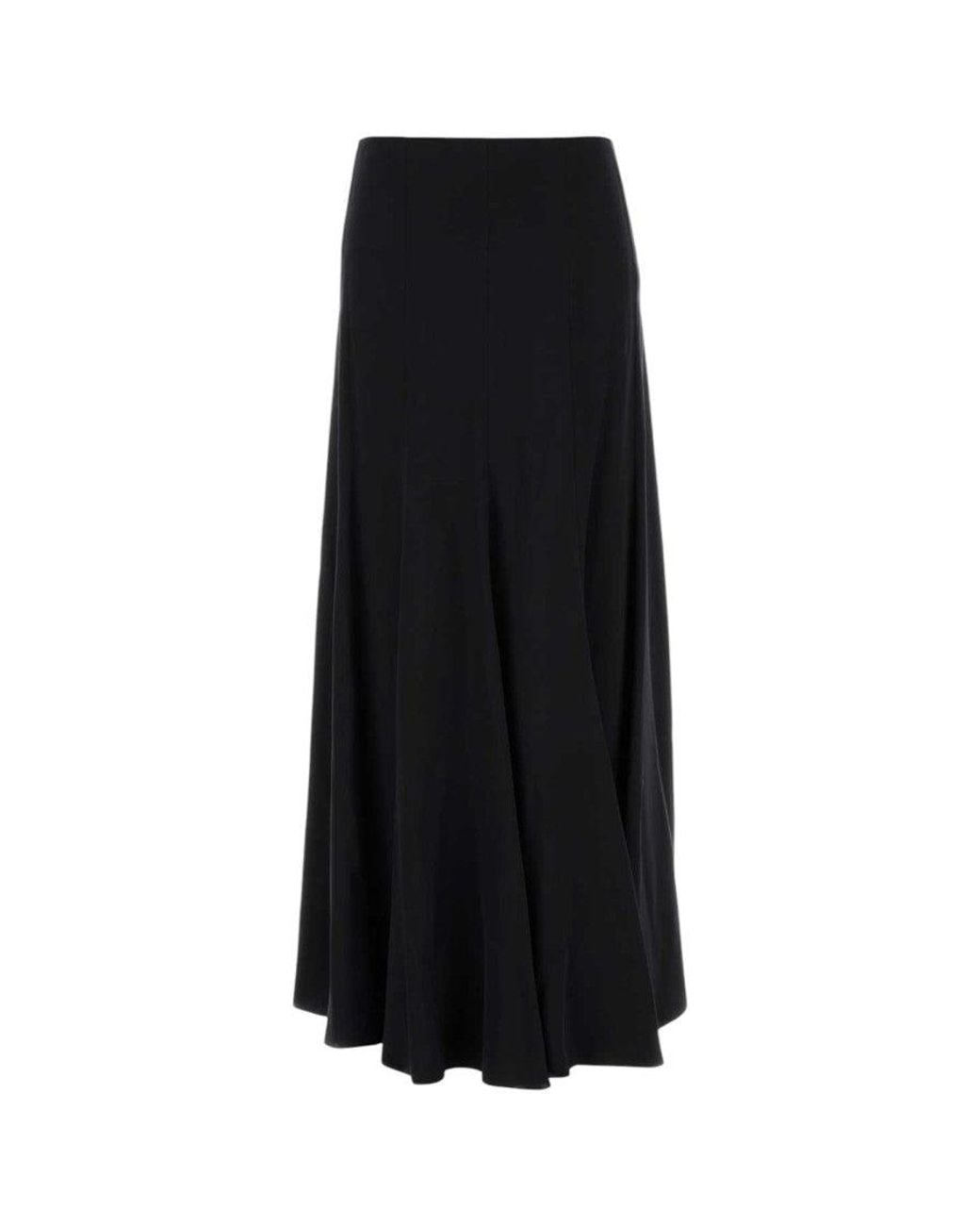 Chloé Black Solid Maxi Skirt